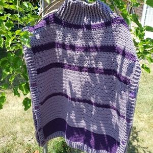 Crochet poncho